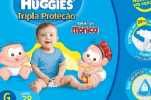 Anvisa suspende venda de fraldas da marca Huggies Turma da Mônica