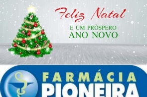 Farmácia Pioneira deseja a todos amigos e clientes um Feliz Natal e um Próspero 2019