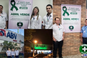 Grupo ABV apoia Abril verde e realiza ação em Memoria as vítimas de Acidentes de Trabalho.
