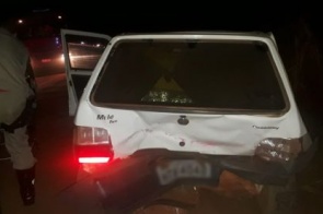 Veículos carregados com muamba são apreendidos pelo DOF após colisão