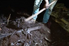 Polícia encontra maconha enterrada em chácara