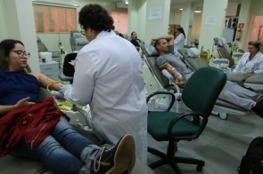 Frio provoca queda de 75% no número de doadores de sangue no Hemosul