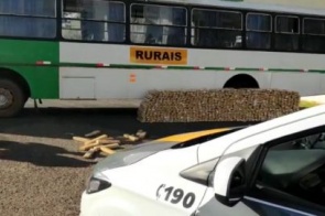 Ônibus que saiu de Dourados carregado com maconha é apreendido em SP
