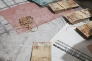 Durante operação, Gaeco apreende mais de R$ 42 mil em dinheiro