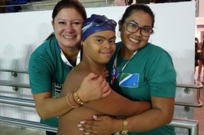 Atleta de MS com Síndrome de Down brilha na estreia da classe nas Paralimpíadas Escolares