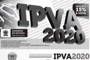 Proprietários de veículos de MS começaram a receber os boletos do IPVA 2020