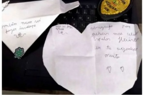 Menino escreve carta para agradecer policial que recuperou seu celular
