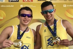 Dupla de MS conquista etapa do Circuito Brasileiro Sub-19 de vôlei de praia