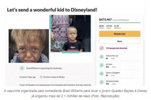 Família de menino com nanismo doa para caridade R$ 2 milhões