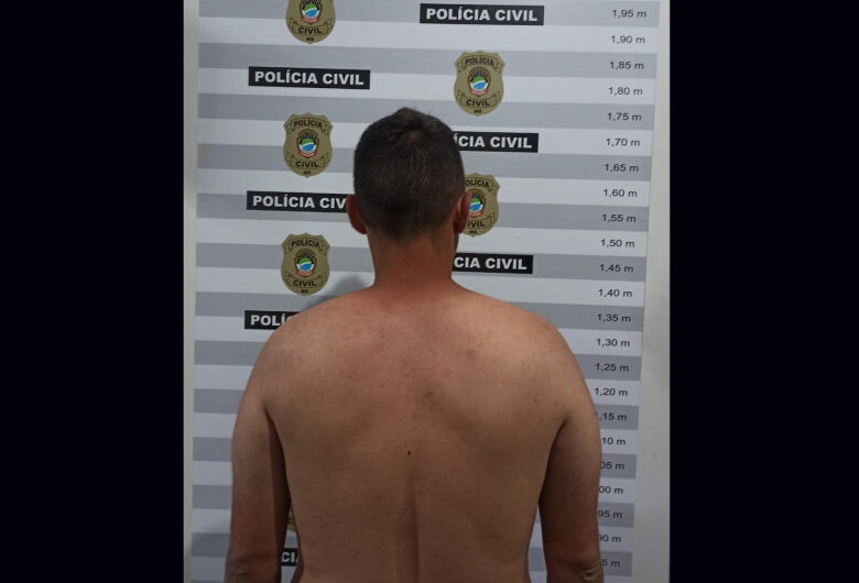 O suspeito foi preso e levado para 1ª Delegacia de Polícia Civil - Crédito: Divulgação