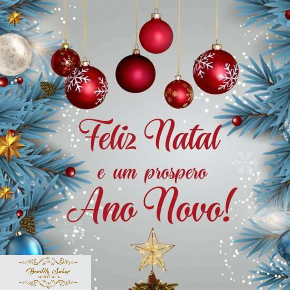 Aline Fialho Proprietária da Confeitaria Bendito Sabor deseja um Feliz Natal  e Próspero Ano Novo - Diário Itaporã