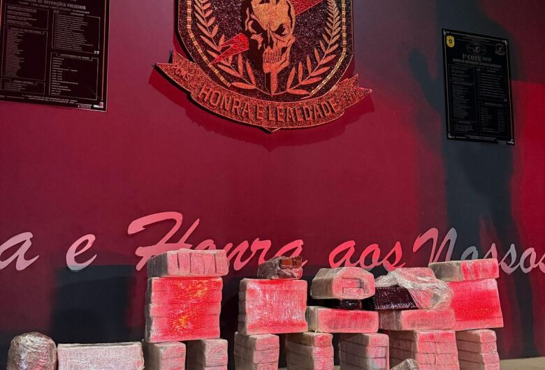 Segundo a denúncia recebida por telefone, a casa funcionava como um "guarda-roupa de drogas" - Crédito: Divulgação/PCMS