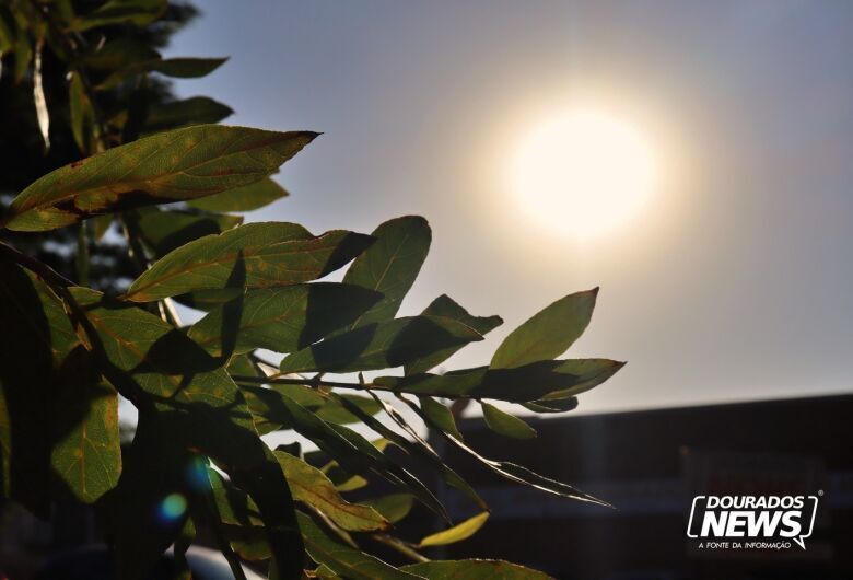 A temperatura mínima prevista é de 16°C nas primeiras horas da manhã - Crédito: Clara Medeiros/Dourados News