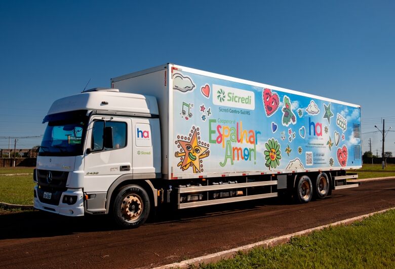 Carreta adaptada percorre municípios com apoio da Sicredi Centro-Sul MS/BA - Crédito: Divulgação