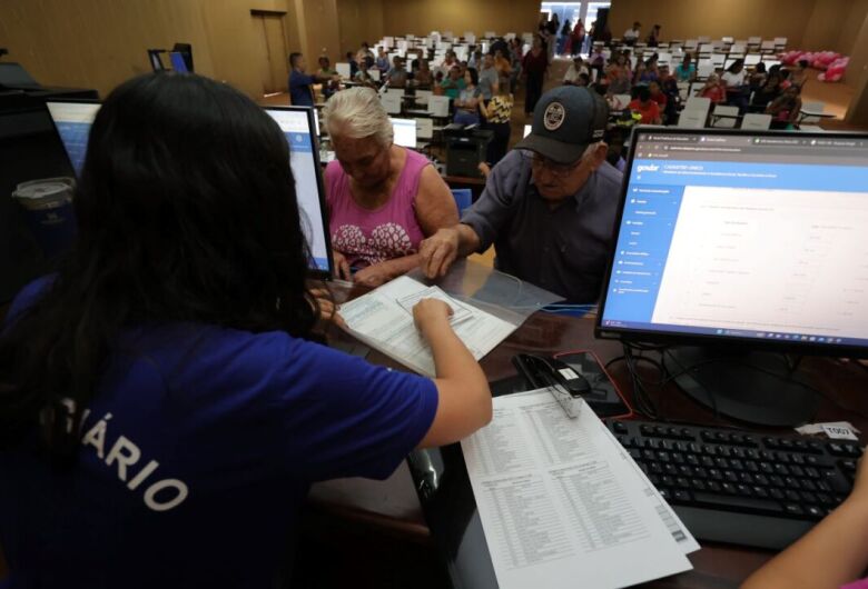 Mutirão do CadÚnico atendeu mais de 3 mil pessoas durante as três etapas realizadas no auditório da Prefeitura de Dourados - Crédito: A. Frota/Assecom