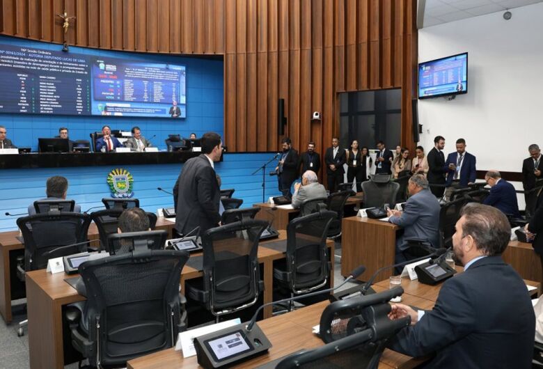 Sessão desta quinta é a última da semana na Assembleia - Crédito: Wagner Guimarães/ALEMS