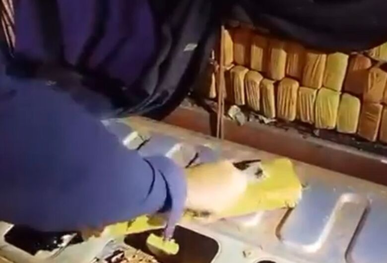 Droga apreendida na ação - Crédito: Divulgação