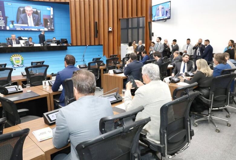 Deputados fazem hoje a última sessão da semana - Crédito: Wagner Guimarães/ALEMS
