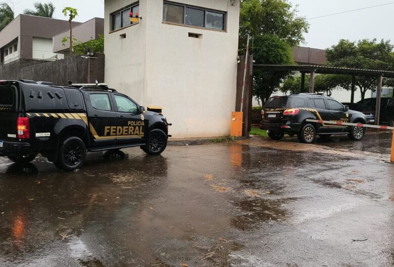 PF deflagou operação na manhã de hoje em Dourados e Itaporã - Crédito: Osvaldo Duarte/Dourados News
