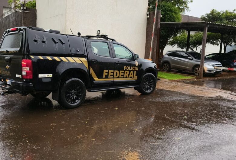PF cumpriu mandados em Dourados na operação desta manhã - Crédito: Osvaldo Duarte/Dourados News