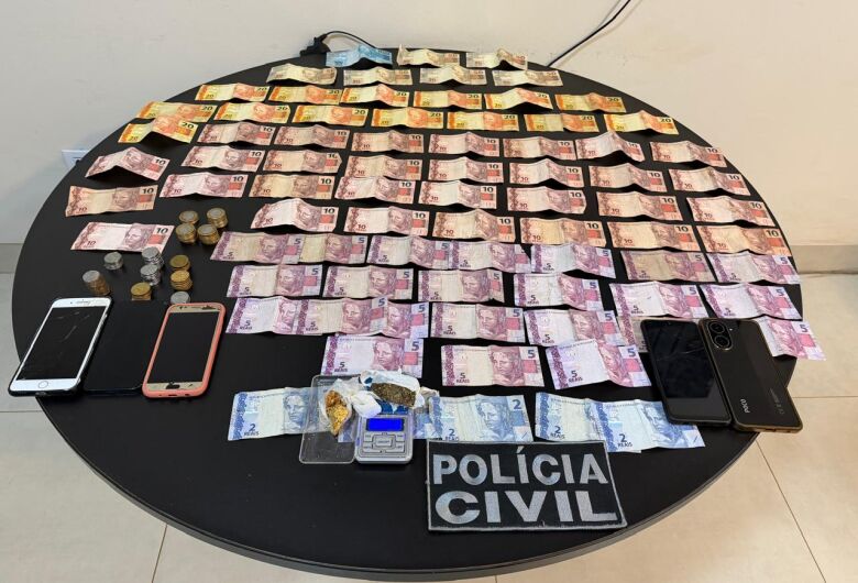 Itens apreendidos pela polícia - Crédito: Divulgação/PCMS