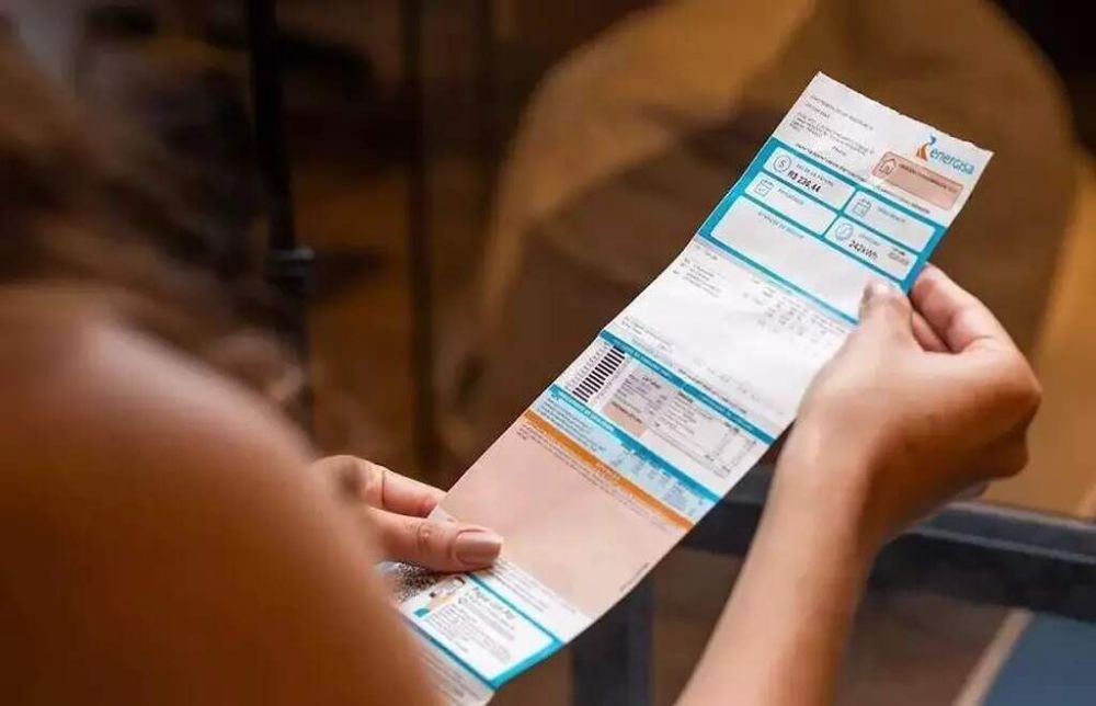 Consumidora analisando conta de energia elétrica (Foto: Divulgação)