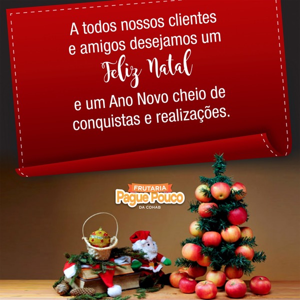 Desejamos a todos um Feliz Natal e Próspero Ano Novo!