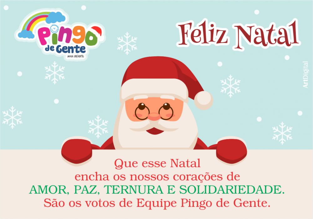 A loja Pingo de Gente deseja um Feliz Natal e um Próspero Ano Novo a todos  amigos e clientes - Diário Itaporã